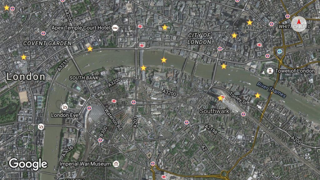 London Overview Map